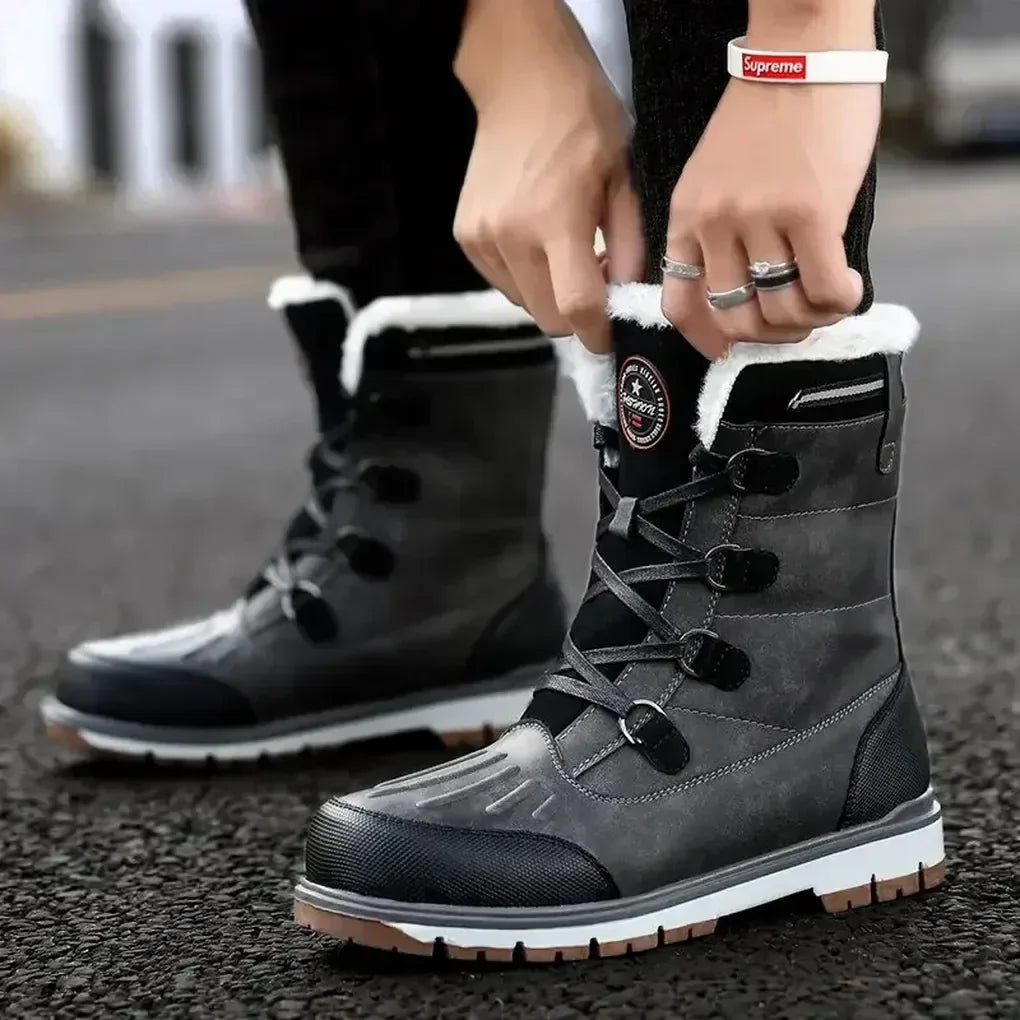 Waterproof Men's Hiking Boots - Durable Outdoor Shoes