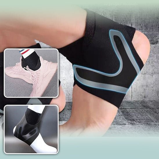 Supportive Ankle Wrap with Cross Straps - FlexGuard Pro - Pexav