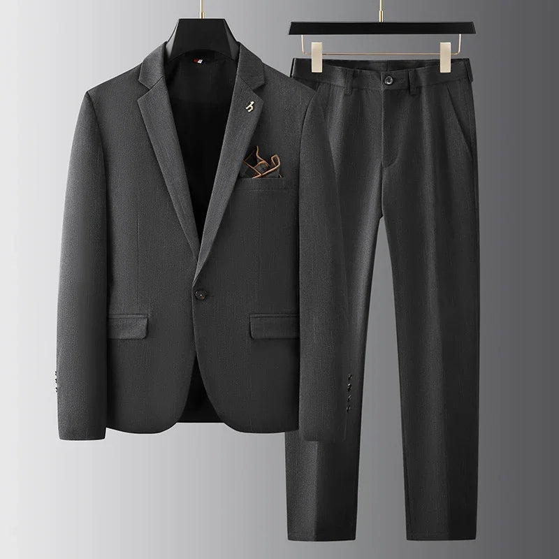 Image of Connor | Men's Slim-Fit Notch Lapel Suit