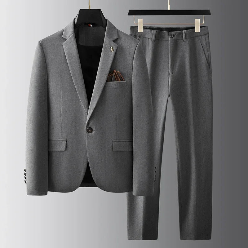 Men's Classic Fit Blazer Suit - Olytrend