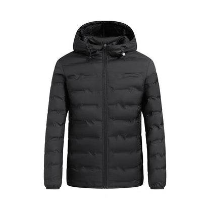 Warm Men's Hooded Puffer Coat