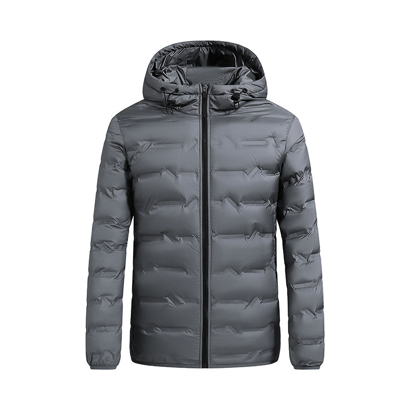Warm Men's Hooded Puffer Coat
