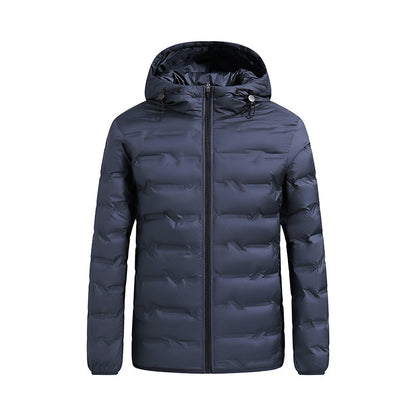 Warm Men's Hooded Puffer Coat