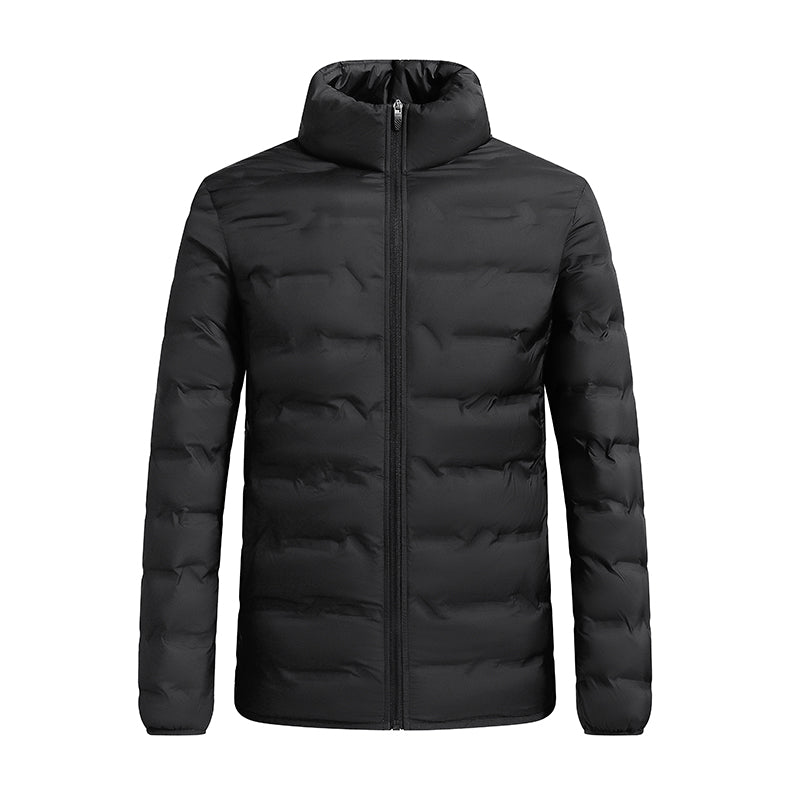 Warm Men's Hooded Puffer Coat - Pexav