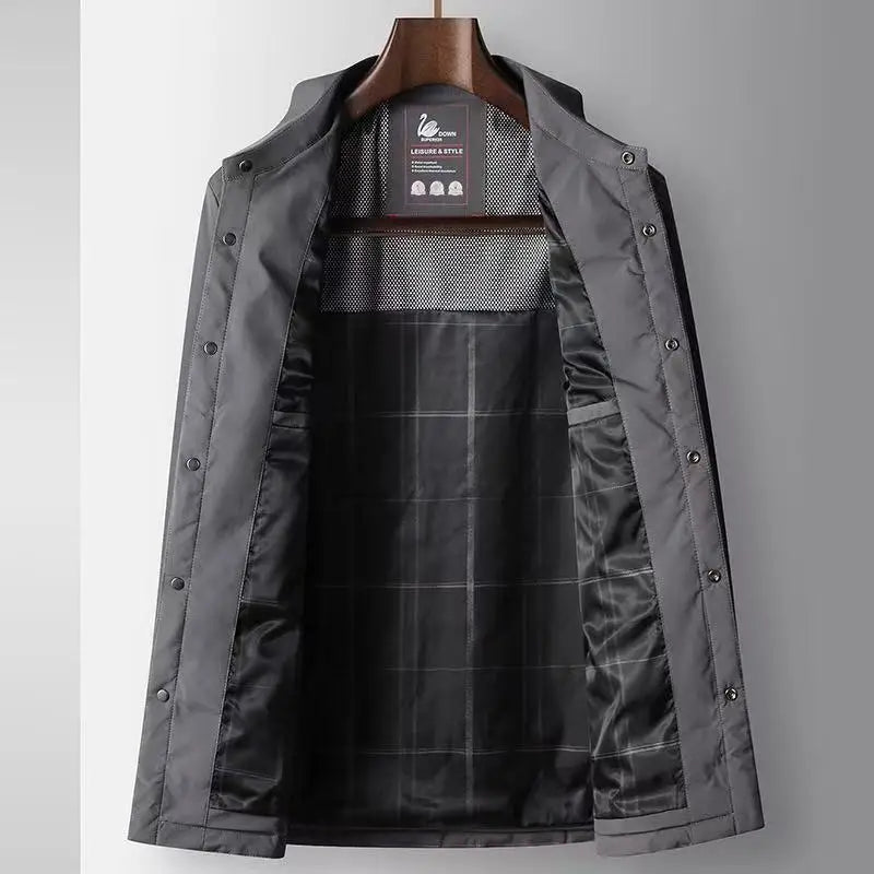 Image of Conrad | Men's Button-Down Quilted Jacket