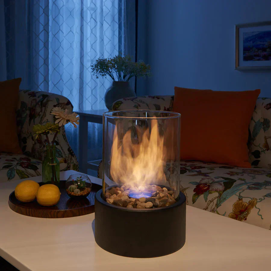 Contemporary Portable Flame Source - GlowFlicker-Nora Luxe