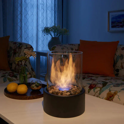 Contemporary Portable Flame Source - GlowFlicker-Nora Luxe