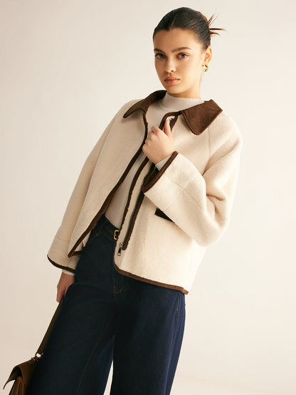 Soft Fleece Lined Hooded Jacket
