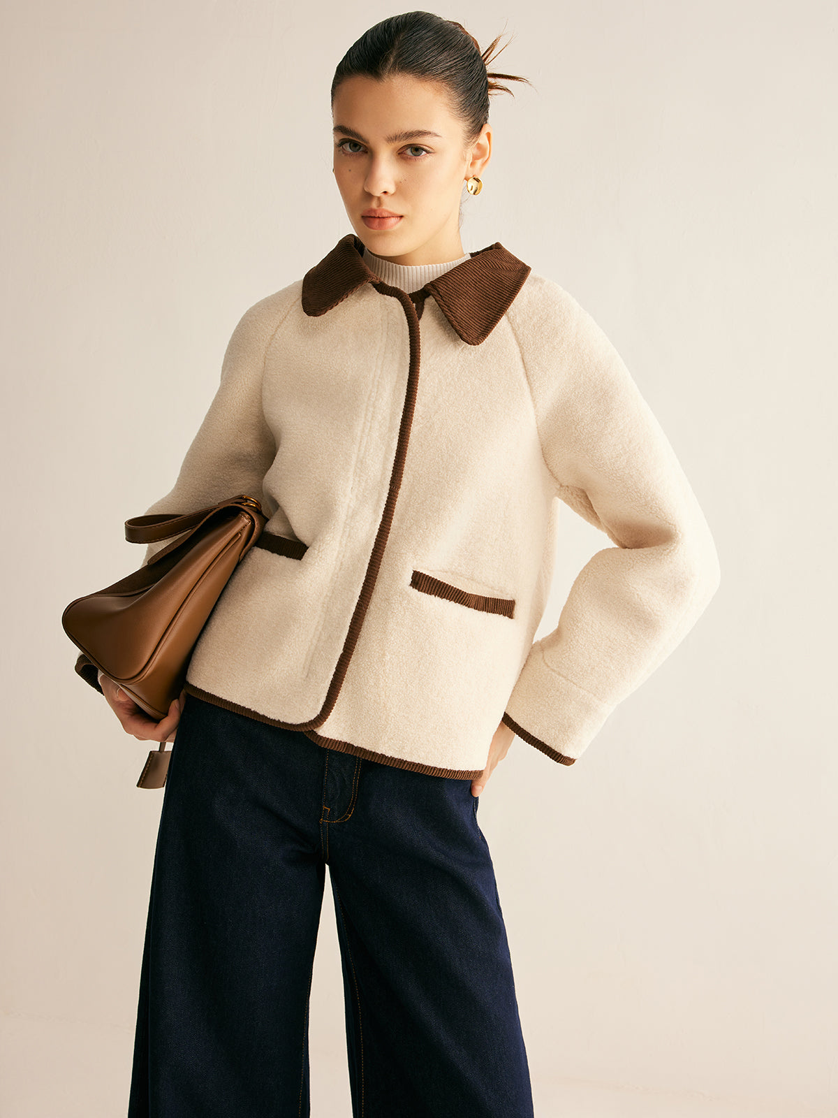 Soft Fleece Lined Hooded Jacket