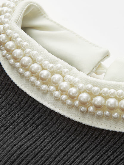 Classic White Button Sweater