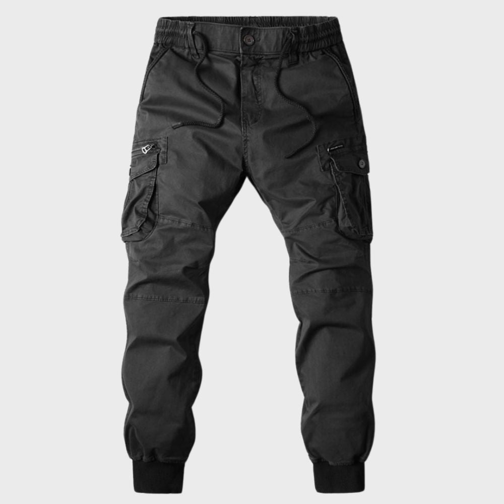 Cool Cargo Joggers for Men - Dexter-Black-29-Nora Luxe