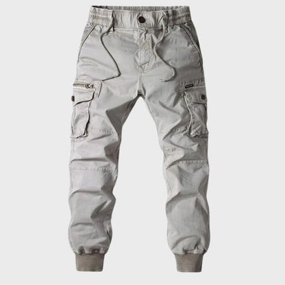 Cool Cargo Joggers for Men - Dexter-Light gray-29-Nora Luxe