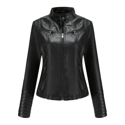 Cool Leather Women's Jacket – Elin-Black-XS-The Livary