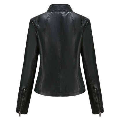 Cool Leather Women's Jacket – Elin-Black-XS-The Livary