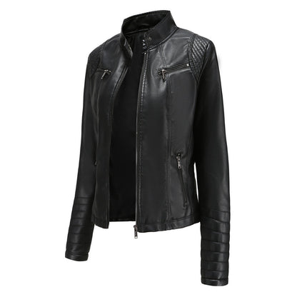 Cool Leather Women's Jacket – Elin-Black-XS-The Livary