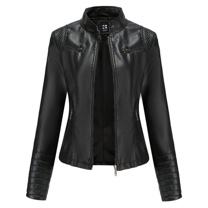Cool Leather Women's Jacket – Elin-Black-XS-The Livary