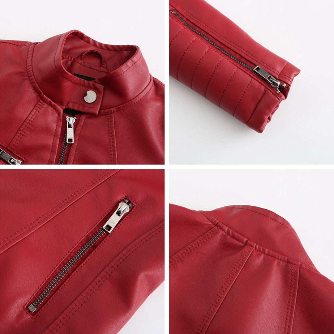 Chic Genuine Ladies Leather Jacket - Pexav