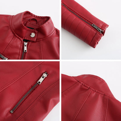 Chic Genuine Ladies Leather Jacket - Pexav