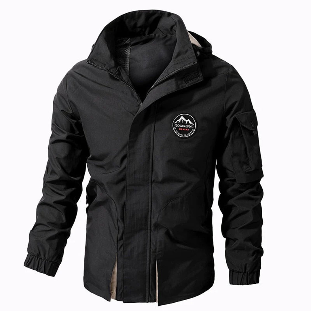 Cool Men's Winter Jacket - Riley-Black-S-Nora Luxe
