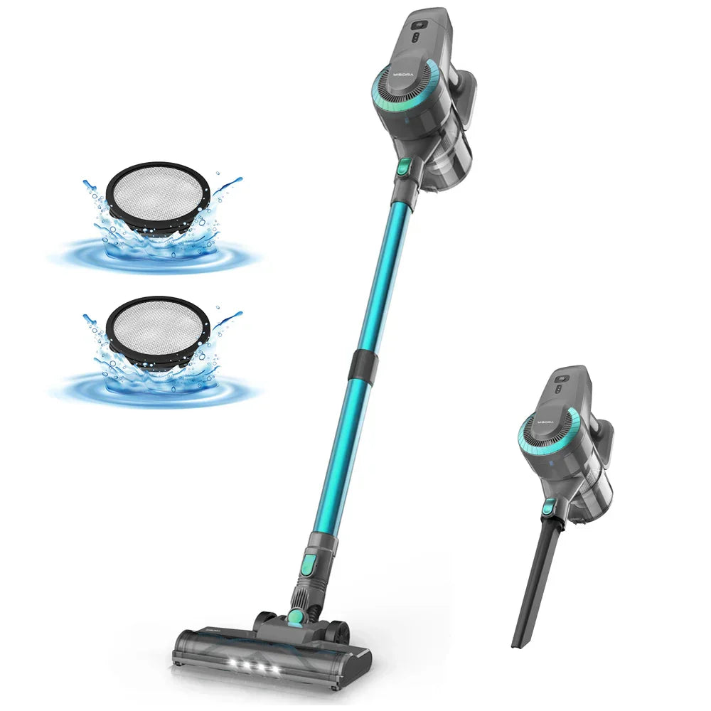 Cordless Standing Vacuum Cleaner - JadePro-Green-Nora Luxe