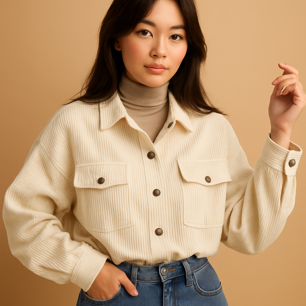 Comfortable Cotton Summer Jacket for Women - Nocini