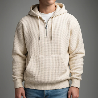 Image of Corey | Men's Half-Zip Pullover Hoodie