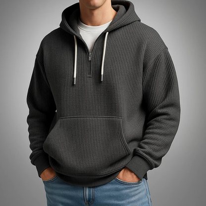 Image of Corey | Men's Half-Zip Pullover Hoodie