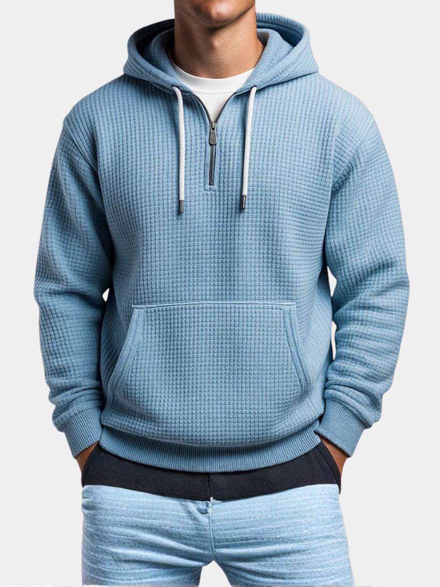 Classic Men's Zip Up Hooded Sweater - Olytrend