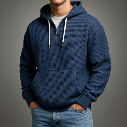 Image of Corey | Men's Half-Zip Pullover Hoodie