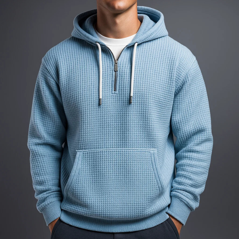 Image of Corey | Men's Half-Zip Pullover Hoodie