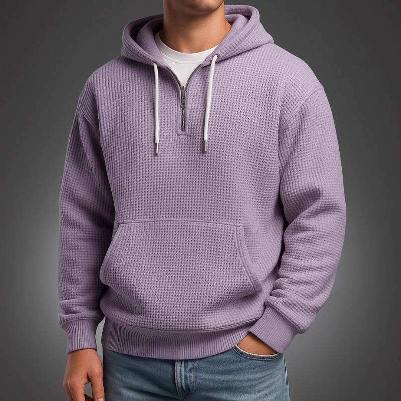 Image of Corey | Men's Half-Zip Pullover Hoodie