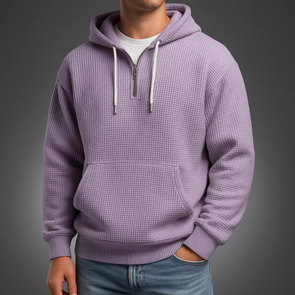 Image of Corey | Men's Half-Zip Pullover Hoodie