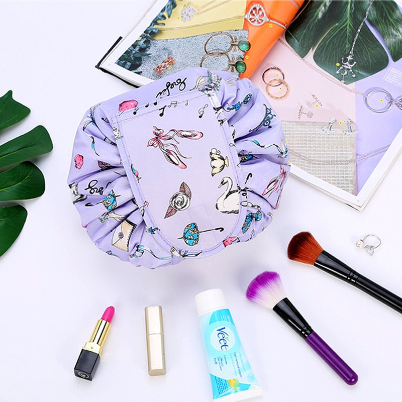Travel Makeup and Toiletry Pouch Bag
