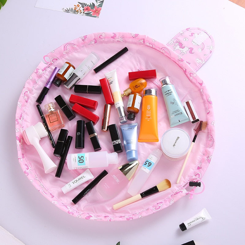 Travel Makeup and Toiletry Pouch Bag