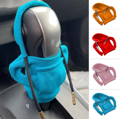 Cotton Protective Gear Shift Cover - ShiftEase-Poinsettia-Nora Luxe