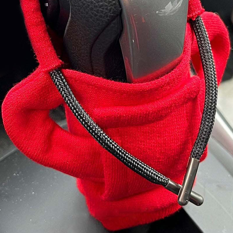 Cotton Protective Gear Shift Cover - ShiftEase-Poinsettia-Nora Luxe