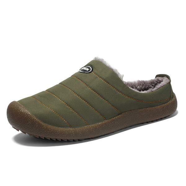CozyWarm Men's Slippers | Warmly Lined for Extra Warmth-Green-6.0-Nora Luxe