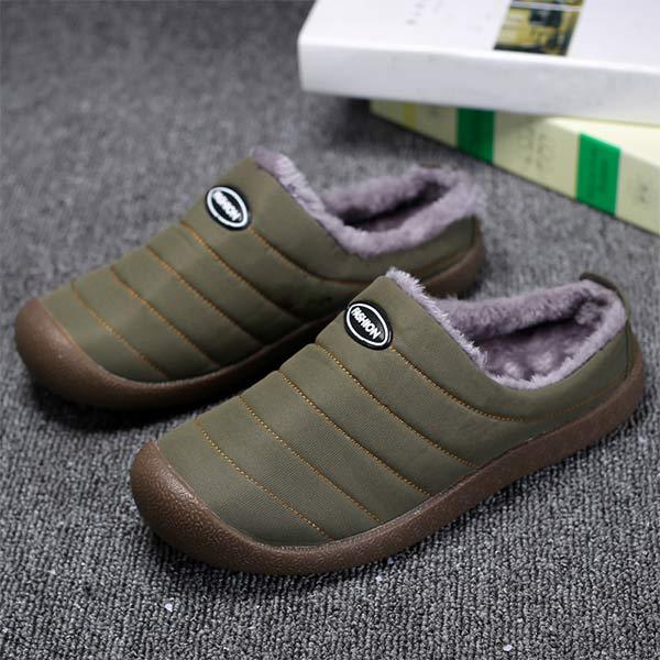 CozyWarm Men's Slippers | Warmly Lined for Extra Warmth-Green-6.0-Nora Luxe