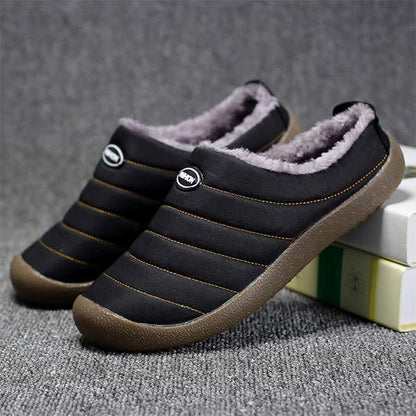 CozyWarm Men's Slippers | Warmly Lined for Extra Warmth-Green-6.0-Nora Luxe