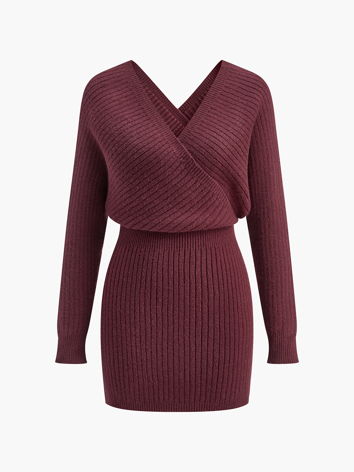 Fit and Flare Knit Sweater Dress