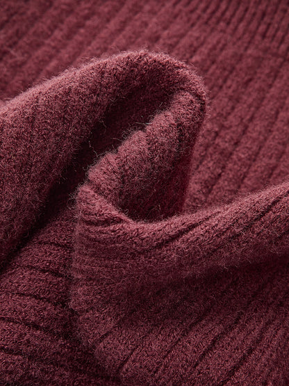 Fit and Flare Knit Sweater Dress