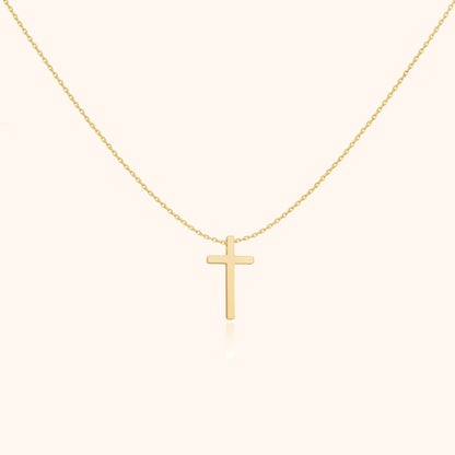 Elegant Silver Cross Necklace - Pexav