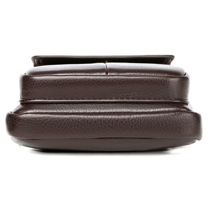 Men's Faux Leather Shoulder Bag