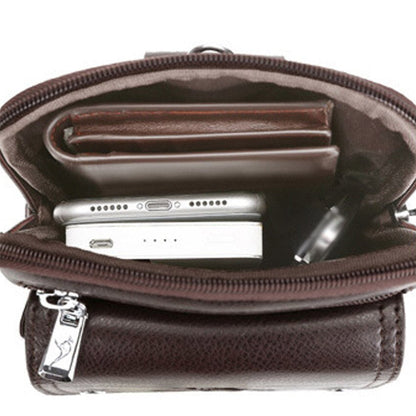 Men's Faux Leather Shoulder Bag