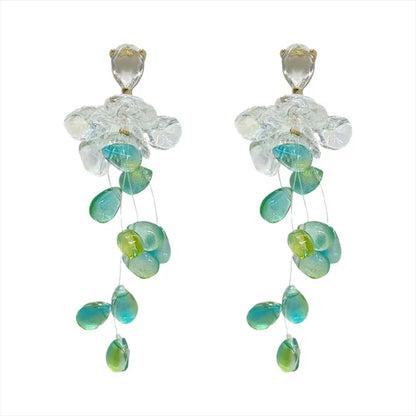 Sparkling Drop Beaded Earrings - Sophia - Pexav