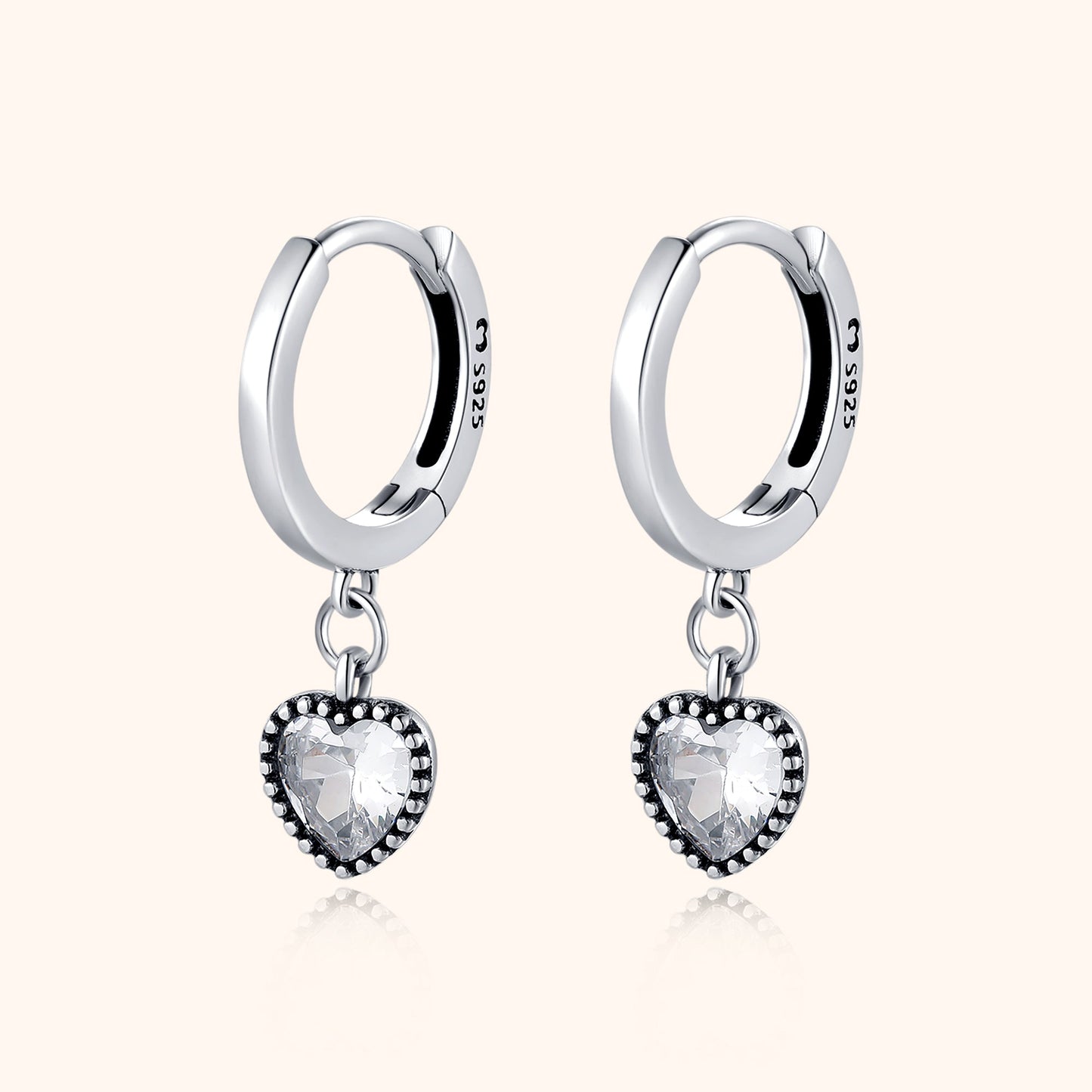 Sparkling Love Drop Earrings - Pexav