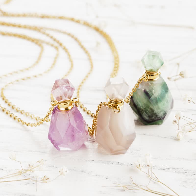 Sparkling Glass Fragrance Pendant - Iris - Pexav