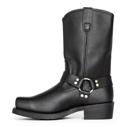 Rugged Mens Leather Waterproof Boots