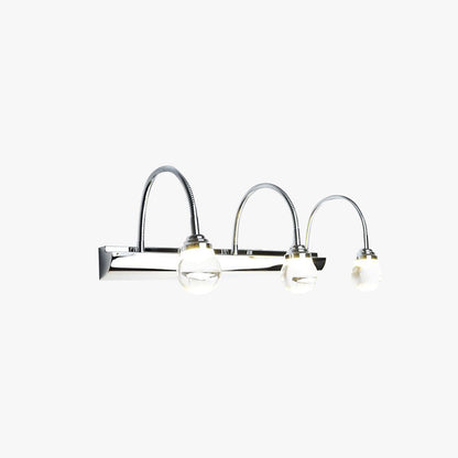 Curved LED Wall Lamp – Arcus-2 lamps-White Light-40cm-The Livary