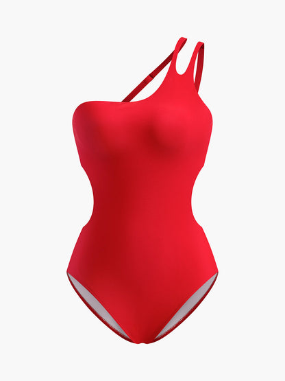 Sexy Low Back Red Swimsuit - Pexav